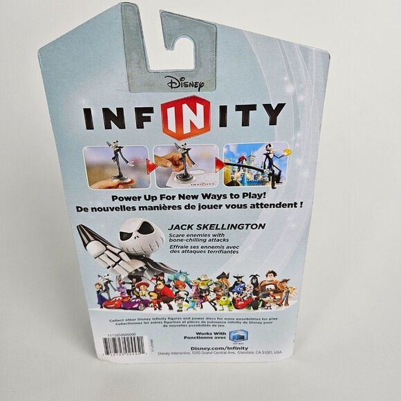 Disney Infinity Jack Skellington figure Damaged SEALED Night before Christmas - Picture 5 of 9
